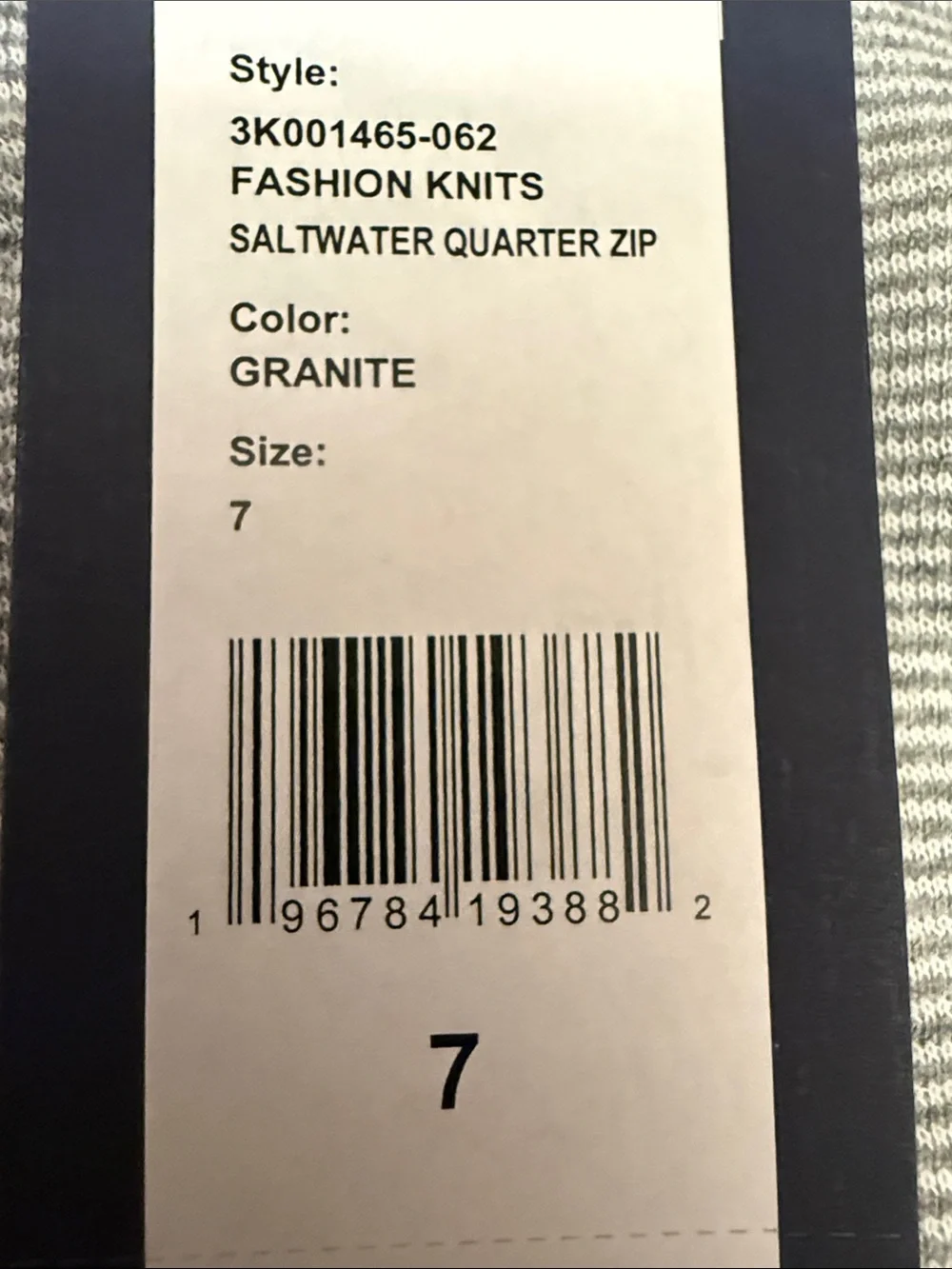 Vineyard Vines Boys Light Gray Quarter-Zip Sweater